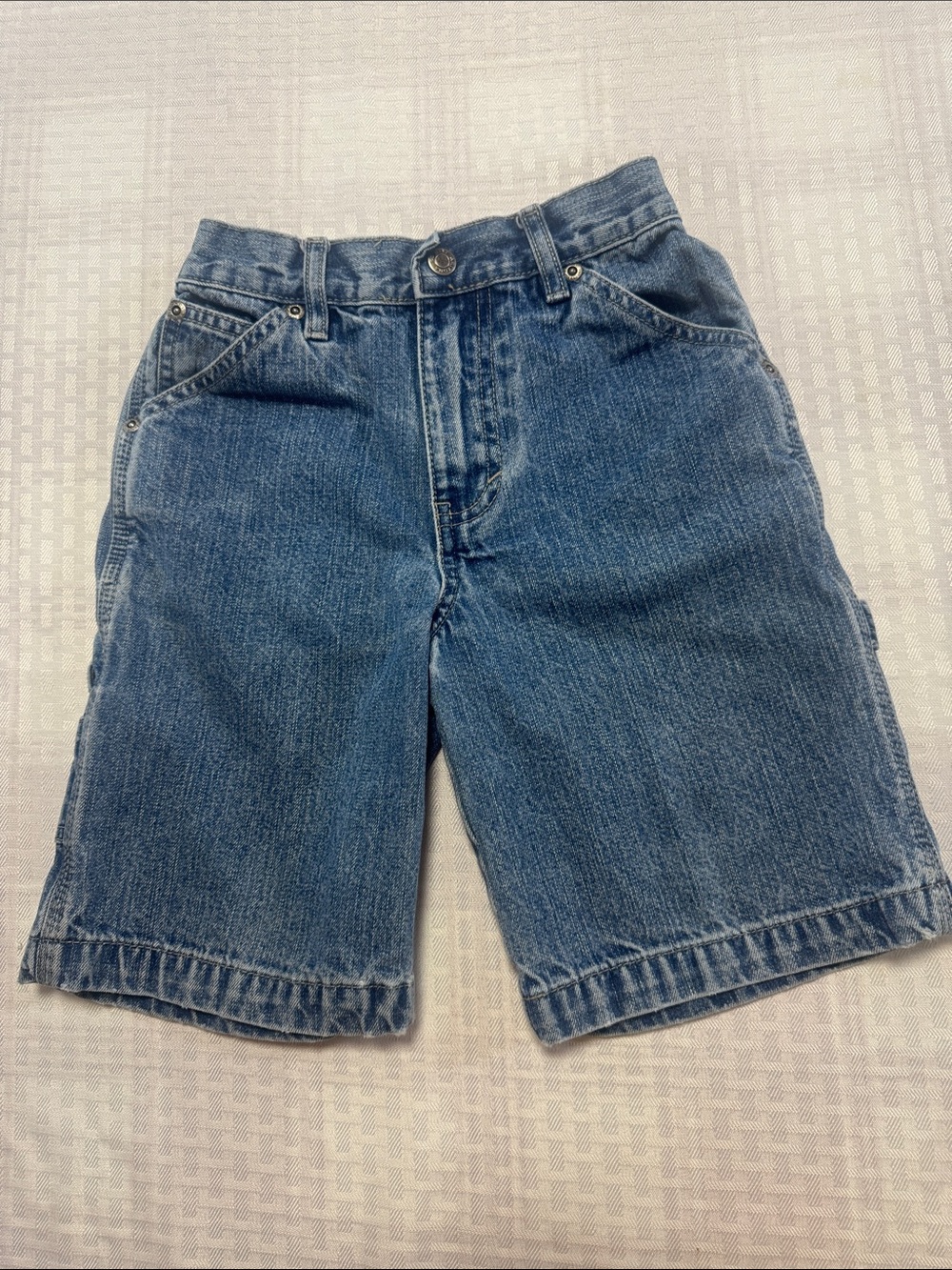 Arizona Jean Company Kids Light Blue Washed Denim Shorts
